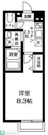 サンハイムの物件間取画像